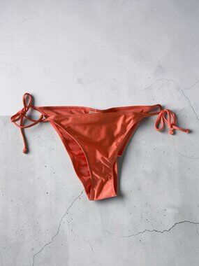 H&M Orange Coral Swim Bottoms NEW NWT Womens